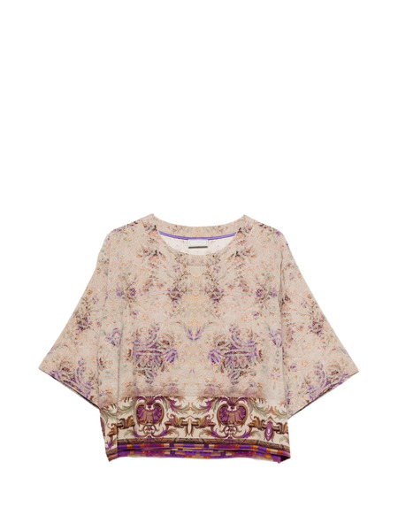  Pierre-louis Mascia Adanastr Paisley Border Shirt - Neutrals 