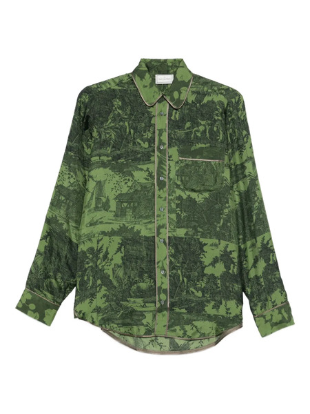  Pierre-louis Mascia Aloe Gum Shirt - Green 