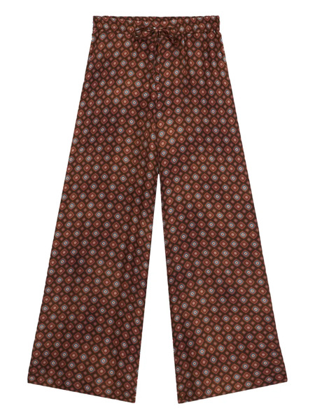  Pierre-louis Mascia Aloe Palazzo Pants - Brown 