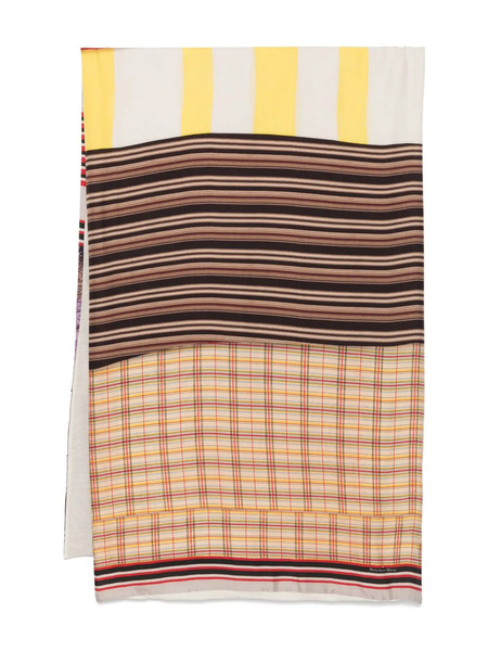 Pierre-louis Mascia Aloesta Silk Scarf - Neutrals 