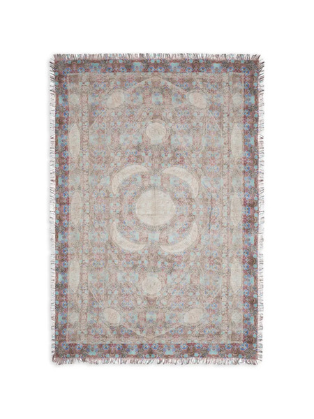  Pierre-louis Mascia Aloeuw Fringed Silk Scarf - Neutrals 