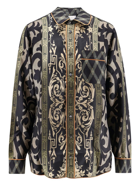  Pierre-louis Mascia Buttoned Long-sleeved Shirt - Black 