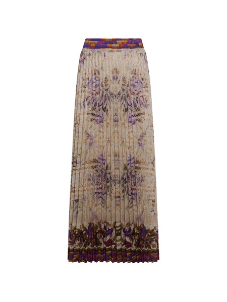  Pierre-louis Mascia Ceto Pleated Maxi Skirt - Neutrals 