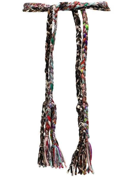  Pierre-louis Mascia Double-strap Multicolour Rope Belt 
