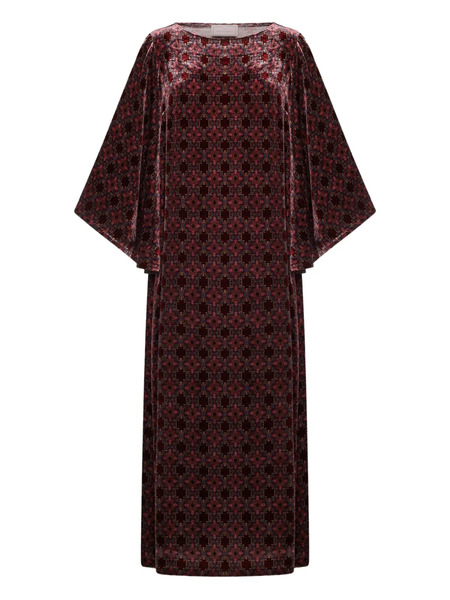  Pierre-louis Mascia Geometric-pattern Maxi Dress - Red 