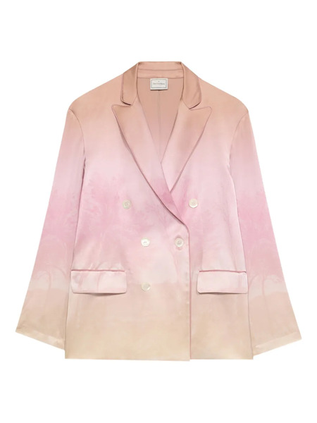  Pierre-louis Mascia Ombré-effect Double-breasted Jacket - Pink 