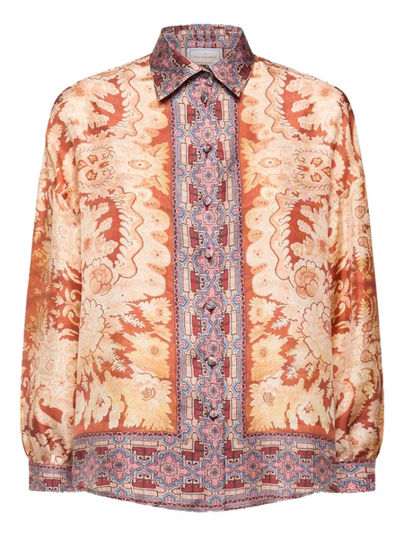  Pierre-louis Mascia Paisley-print Button-down Shirt - Neutrals 