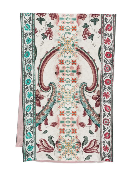  Pierre-louis Mascia Paisley-print Scarf - Grey 