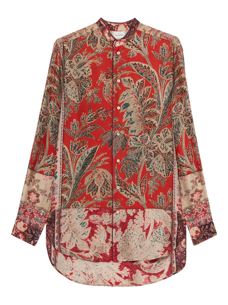  Pierre-louis Mascia Paisley-print Shirt - Red 