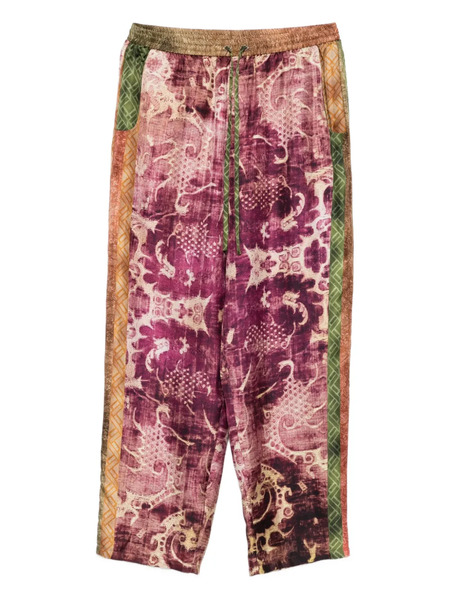  Pierre-louis Mascia Patterned Trousers - Purple 