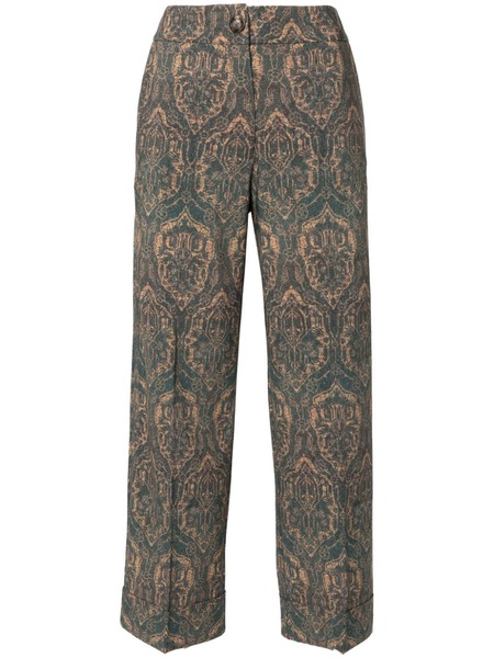  Pierre-louis Mascia Printed Trousers - Blue 