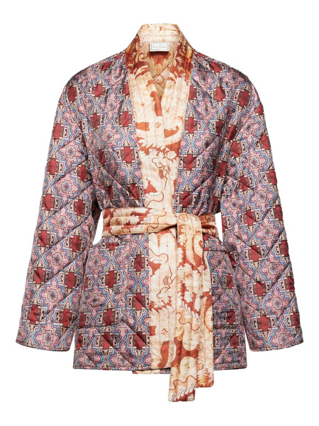  Pierre-louis Mascia Quilted Patterned Coat - Pink 