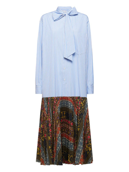  Pierre-louis Mascia Stripe-pattern Maxi Dress - Blue 
