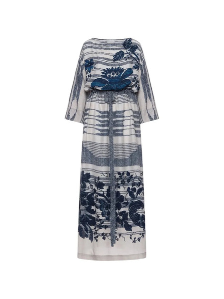  Pierre-louis Mascia Striped-pattern Maxi Dress - Neutrals 