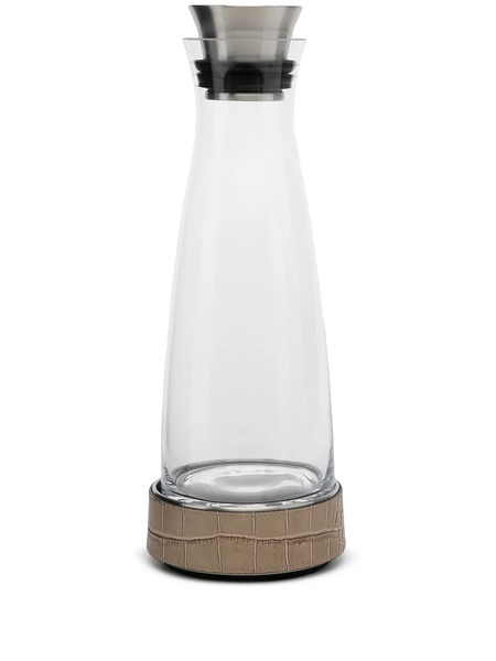  Pinetti Leather-trim Water Bottle - Brown 