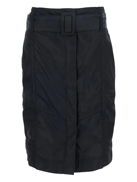  Pinko Belted Skirt - Black 