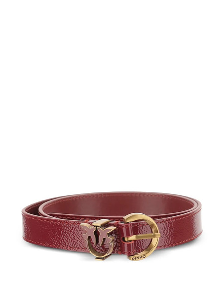  Pinko Bird-detail Buckle Belt - Red 