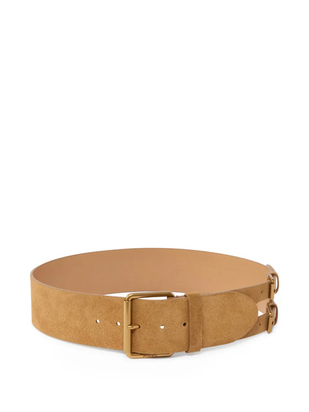  Pinko Buckle Leather Belt - Neutrals 