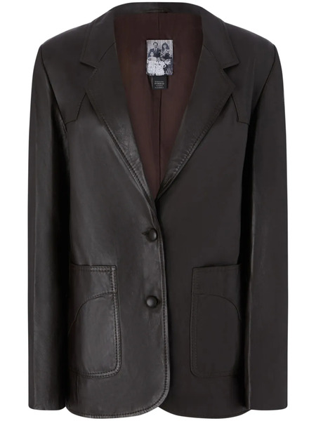  Pinko Buttoned Jacket - Brown 