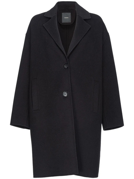 Pinko Cacciavite Single-breasted Coat - Black 
