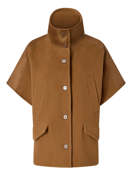  Pinko Carbonara Button Cape - Brown 