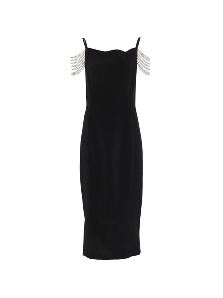  Pinko Chain Strap Dress - Black 