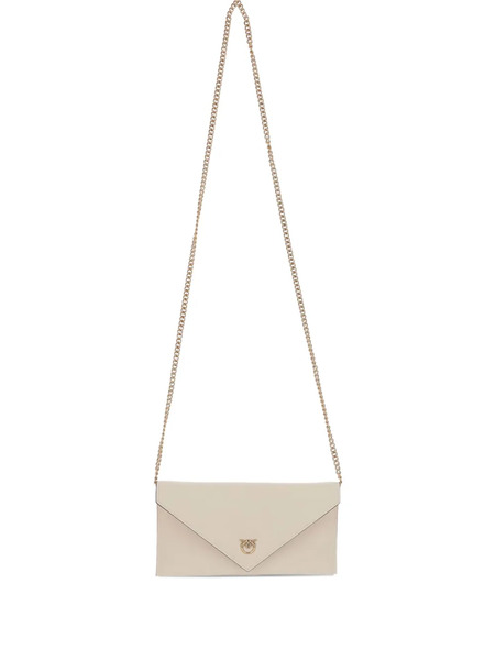  Pinko Chain-strap Flap Cross Body Bag - Neutrals 