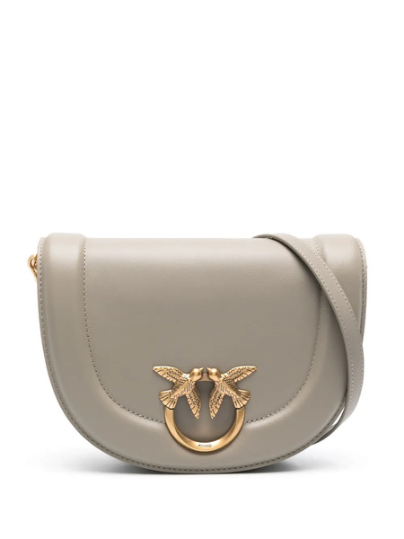  Pinko Classic Round Love Click Cross Body Bag - Grey 