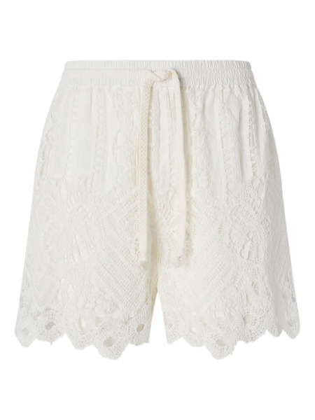  Pinko Crochet Shorts - White 