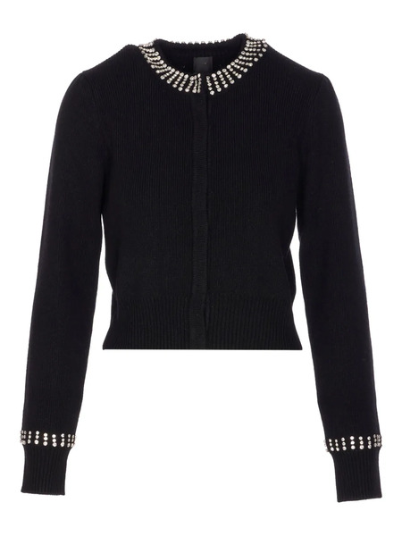  Pinko Embellished Cardigan - Black 