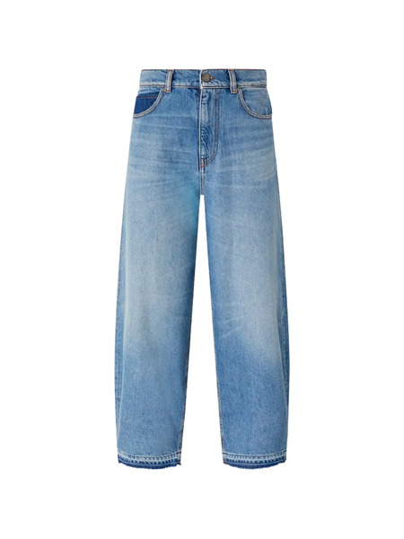  Pinko Embroidery-detail Denim Jeans - Blue 