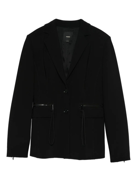  Pinko Faustina Zip-pocket Blazer - Black 