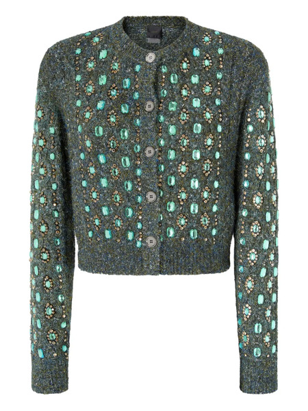  Pinko Go Now Long-sleeve Cardigan - Green 