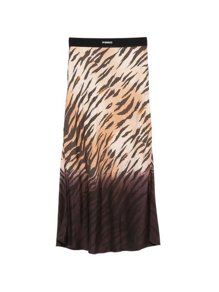  Pinko Hollie Midi Skirt - Brown 