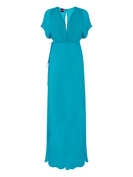  Pinko Keyhole Maxi Dress - Blue 