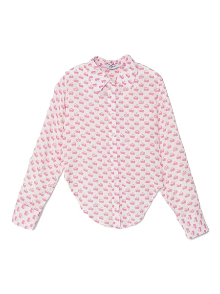  Pinko Kids Heart-print Shirt 