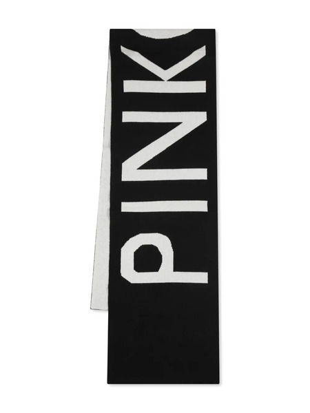  Pinko Kids Logo-jacquard Scarf - Black 