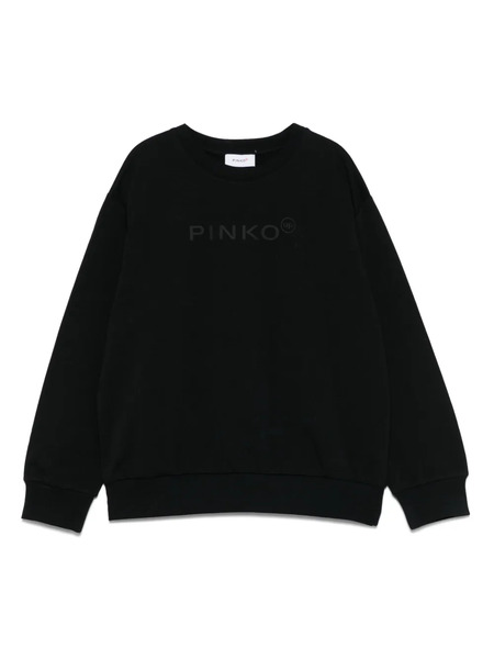  Pinko Kids Logo-print Sweatshirt - Black 