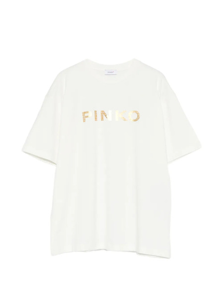  Pinko Kids Logo T-shirt - Neutrals 