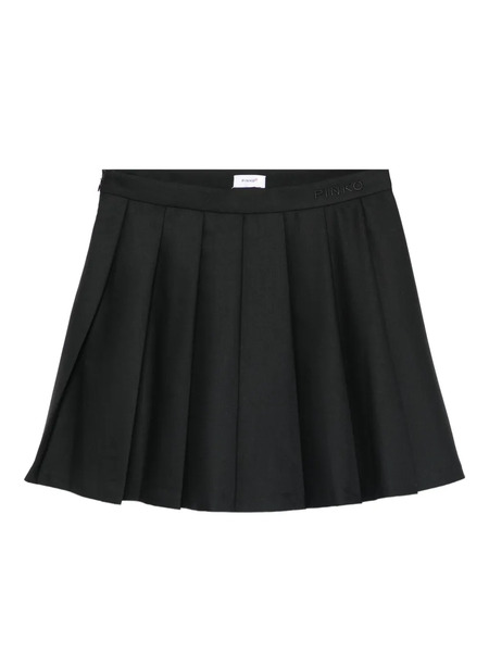  Pinko Kids Pleated Mini Skirt - Black 