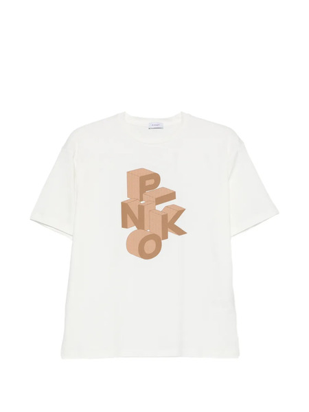  Pinko Kids Print T-shirt - Neutrals 