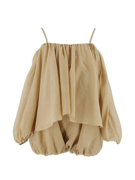  Pinko Kids Ruffled Blouse - Neutrals 