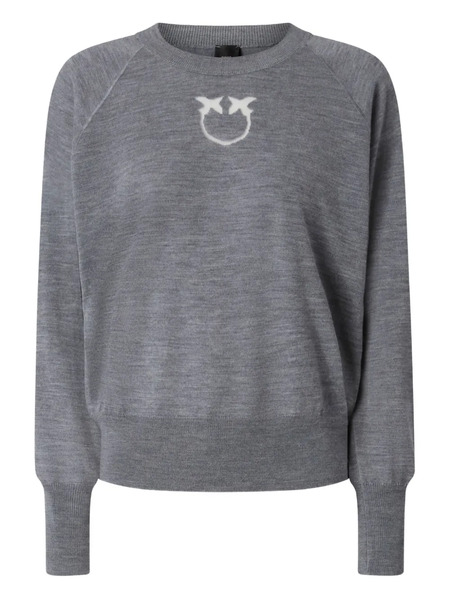 Pinko Lanzarote Crew-neck Sweater - Grey 