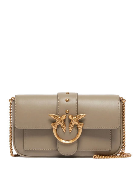  Pinko Leather Mini Bag - Neutrals 