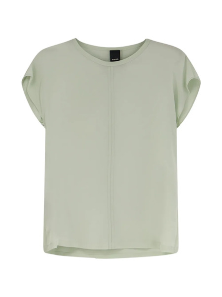  Pinko Logo-detail Blouse - Green 