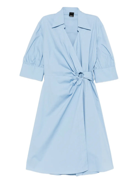  Pinko Logo-embroidered Midi Skirt - Blue 