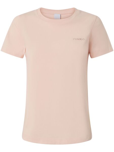  Pinko Logo-embroidered T-shirt 