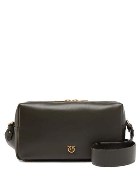  Pinko Logo-plaque Shoulder Bag - Green 