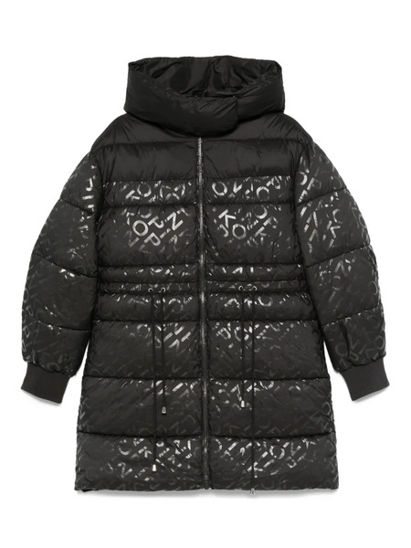  Pinko Logo-print Puffer Coat - Black 