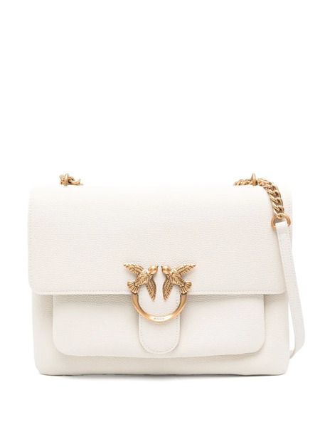  Pinko Love One Soft Shoulder Bag - Neutrals 